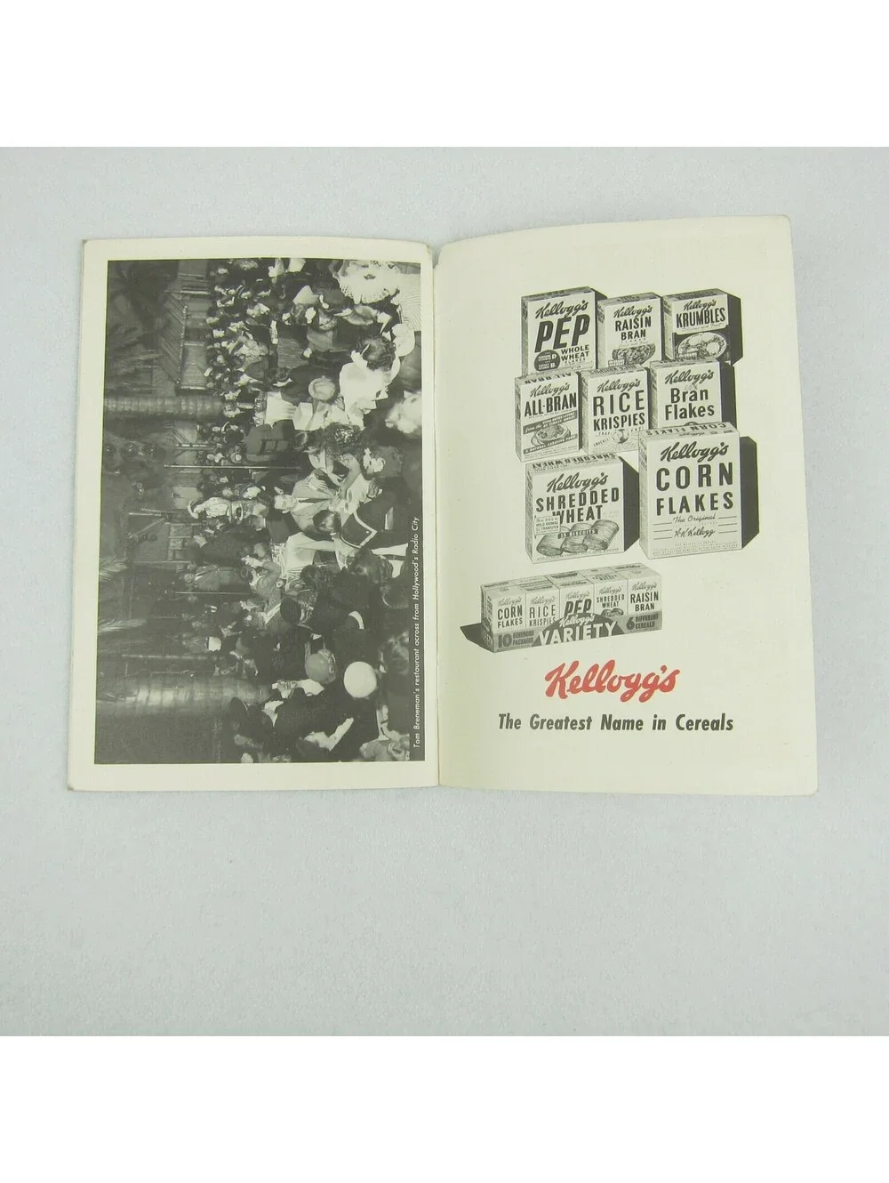 Vintage 1946 Tom Breneman Peeks Magazine Behind Scenes Breakfast in Hollywood